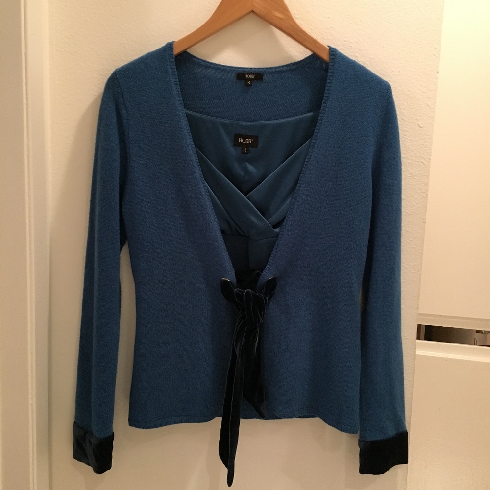 Hobb Wool Sweater and Matching Silk Top